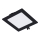Rabalux - Foco de encastrar LED LED/6W/230V 12x12 cm preto