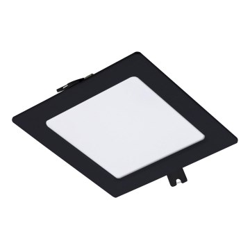 Rabalux - Foco de encastrar LED LED/6W/230V 12x12 cm preto