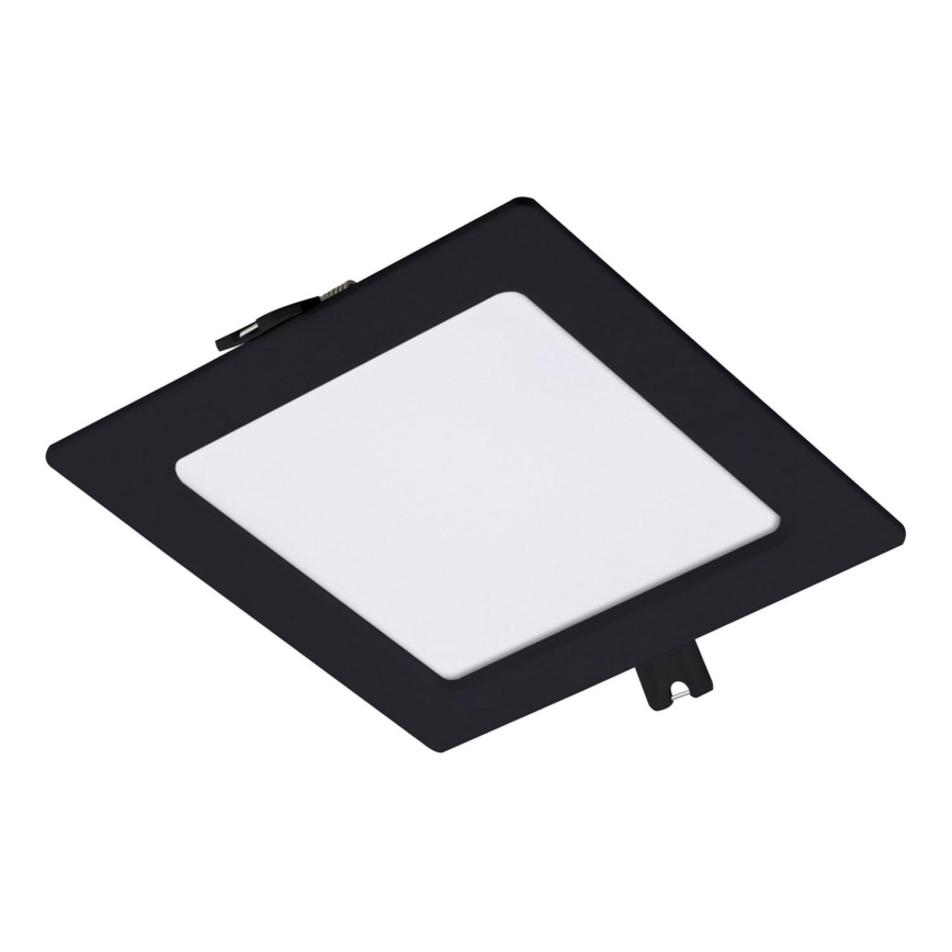 Rabalux - Foco de encastrar LED LED/6W/230V 12x12 cm preto