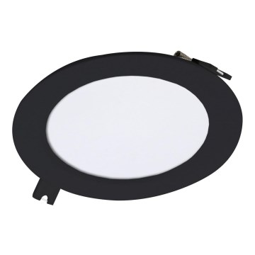 Rabalux - Foco de encastrar LED LED/6W/230V diâmetro 12 cm preto