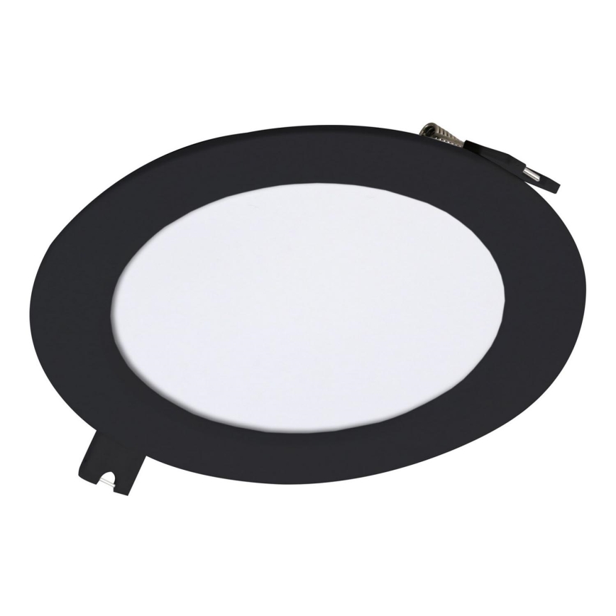 Rabalux - Foco de encastrar LED LED/6W/230V diâmetro 12 cm preto