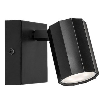 Rabalux - Foco de parede 1xGU10/5W/230V preto