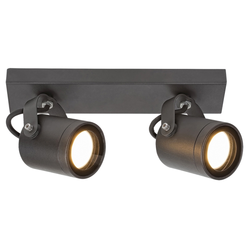 Rabalux - Foco de parede exterior 2xGU10/35W/230V IP44
