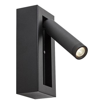 Rabalux - Foco de parede LED LED/4W/230V preto
