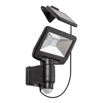 Rabalux - Holofote solar LED com sensor LED/5W/3,7V IP44