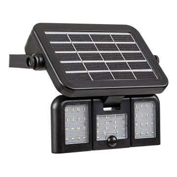 Rabalux - Holofote solar LED com sensor LED/9,6W/3,7V IP44