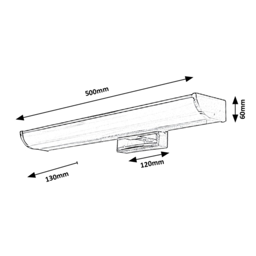 Rabalux - Iluminação de espelho de casa de banho LED LED/7,5W/230V IP44
