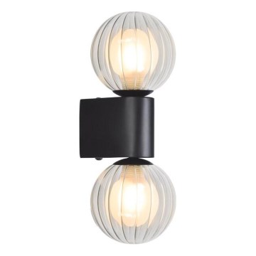 Rabalux - Iluminação de parede de casa de banho 2xG9/3,5W/230V IP44 preto