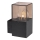 Rabalux - Iluminação de parede exterior 1xE27/60W/230V IP54 preto