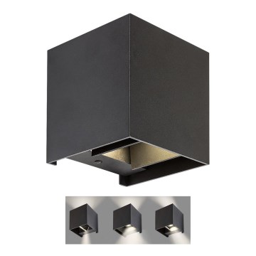 Rabalux - Iluminação de parede exterior 1xG9/42W/230V IP54 preta