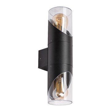 Rabalux - Iluminação de parede exterior 2xE27/28W/230V IP54