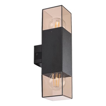 Rabalux - Iluminação de parede exterior 2xE27/60W/230V IP54 preto