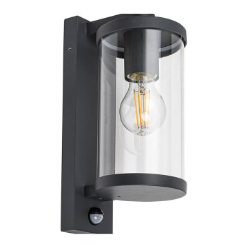 Rabalux - Iluminação de parede exterior com sensor 1xE27/60W/230V IP44