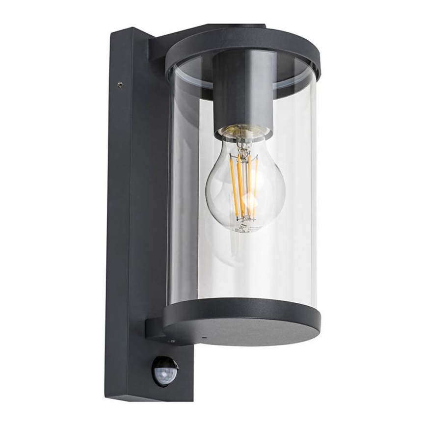 Rabalux - Iluminação de parede exterior com sensor 1xE27/60W/230V IP44