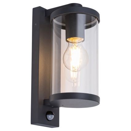Rabalux - Iluminação de parede exterior com sensor 1xE27/60W/230V IP44