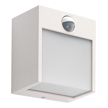 Rabalux - Iluminação de parede exterior LED com sensor LED/12W/230V IP44