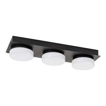 Rabalux - Iluminação de teto de casa de banho LED 3xLED/6W/230V IP44 preto