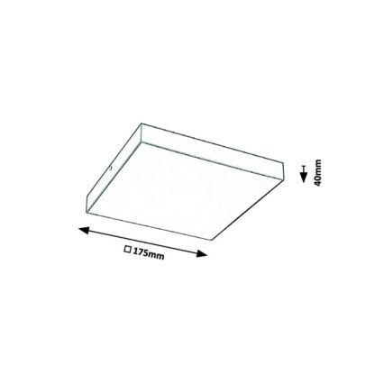 Rabalux - Iluminação de teto de casa de banho LED LED/18W/230V 3000-6000K IP44 branca