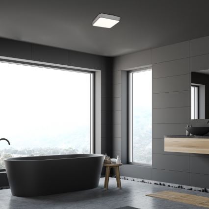 Rabalux - Iluminação de teto de casa de banho LED RGB com regulação LED/22W/230V IP44 + CR3000-6000K