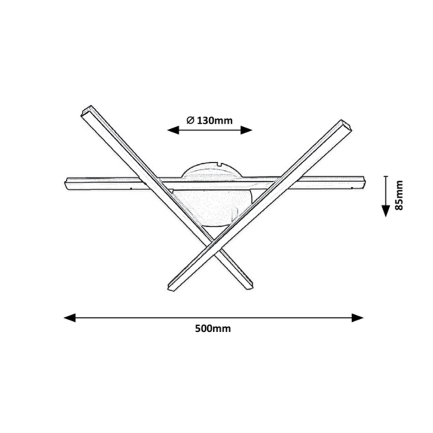 Rabalux - Iluminação de teto LED 3xLED/25W/230V