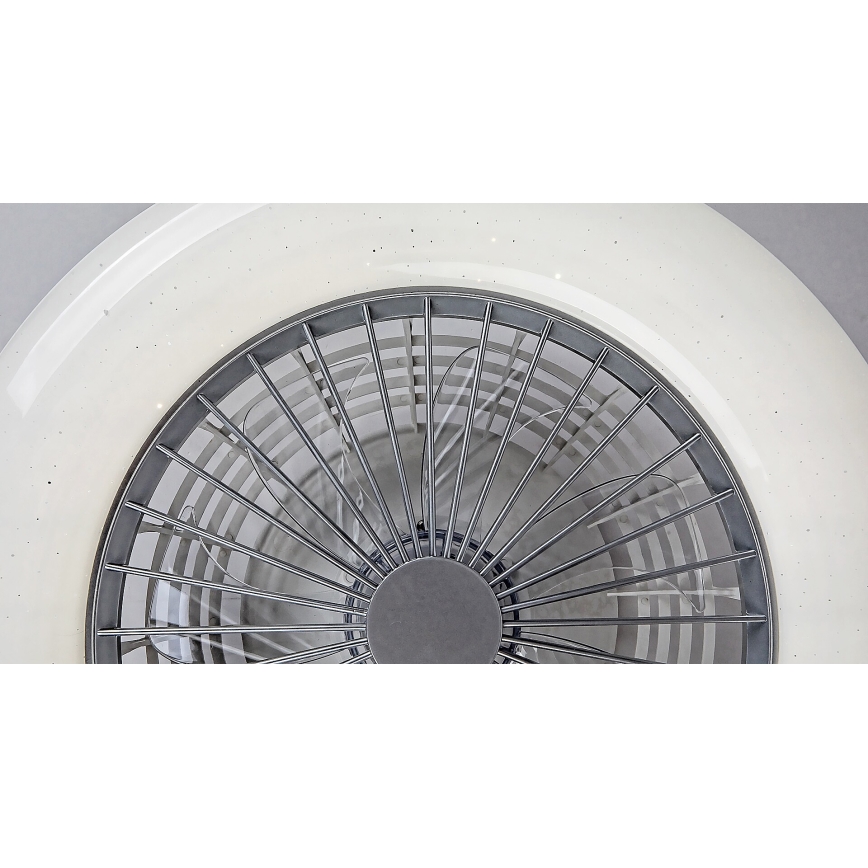 Rabalux - Iluminação de teto LED com regulação e ventoinha LED/30W/230V + CR 3000-6500K