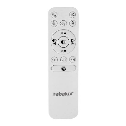Rabalux - Iluminação de teto LED com regulação e ventoinha LED/30W/230V + CR 3000-6500K