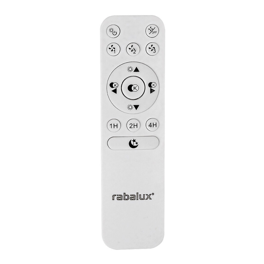 Rabalux - Iluminação de teto LED com regulação e ventoinha LED/30W/230V + CR 3000-6500K