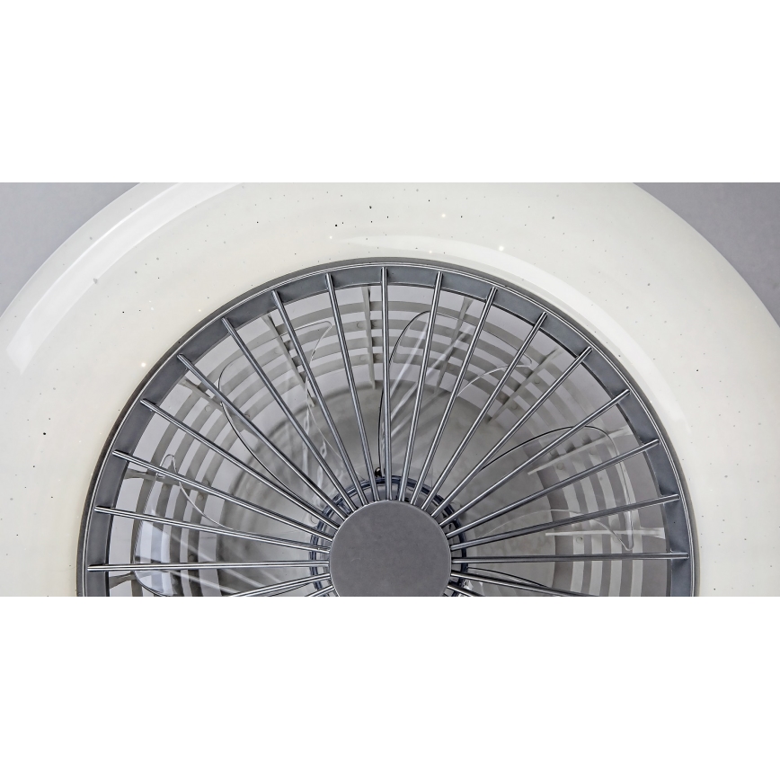 Rabalux - Iluminação de teto LED com regulação e ventoinha LED/30W/230V + CR 3000-6500K