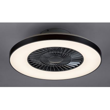 Rabalux - Iluminação de teto LED com regulação e ventoinha LED/40W/230V + CR 3000-6500K