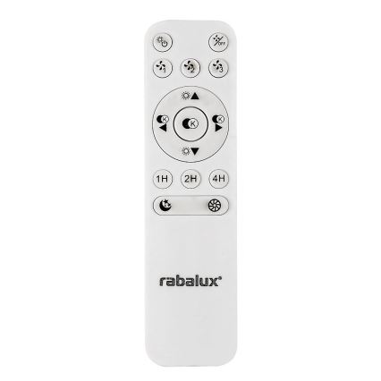 Rabalux - Iluminação de teto LED com regulação e ventoinha LED/40W/230V + CR 3000-6500K