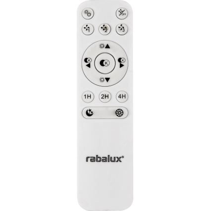 Rabalux - Iluminação de teto LED com regulação e ventoinha LED/40W/230V + CR 3000-6500K