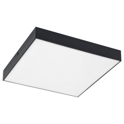 Rabalux - Iluminação de teto LED com regulação LED/18W/230V 3000-6000K IP44 preta