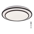 Rabalux - Iluminação de teto LED com regulação LED/40W/230V 3000-6500K preta + controlo remoto