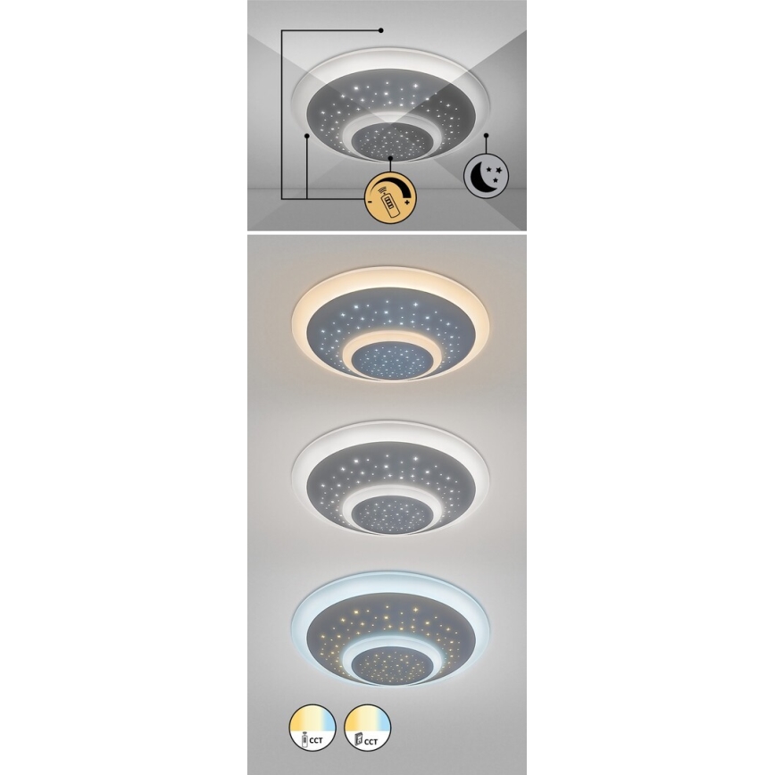 Rabalux - Iluminação de teto LED com regulação LED/47W/230V 3000-6000K + CR