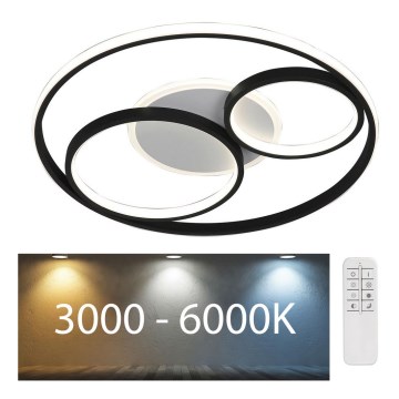 Rabalux - Iluminação de teto LED com regulação LED/50W/230V 3000-6000K + comando
