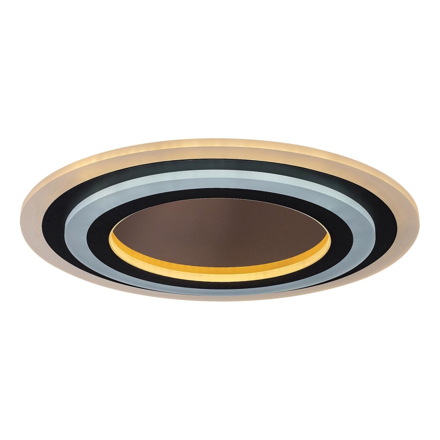 Rabalux - Iluminação de teto LED com regulação LED/56W/230V 3000/4000/6000K cromado mate/preto + comando