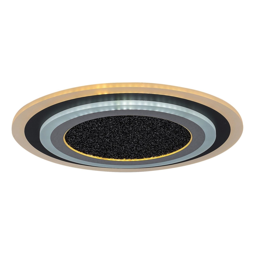 Rabalux - Iluminação de teto LED com regulação LED/56W/230V 3000/4000/6000K preto + comando