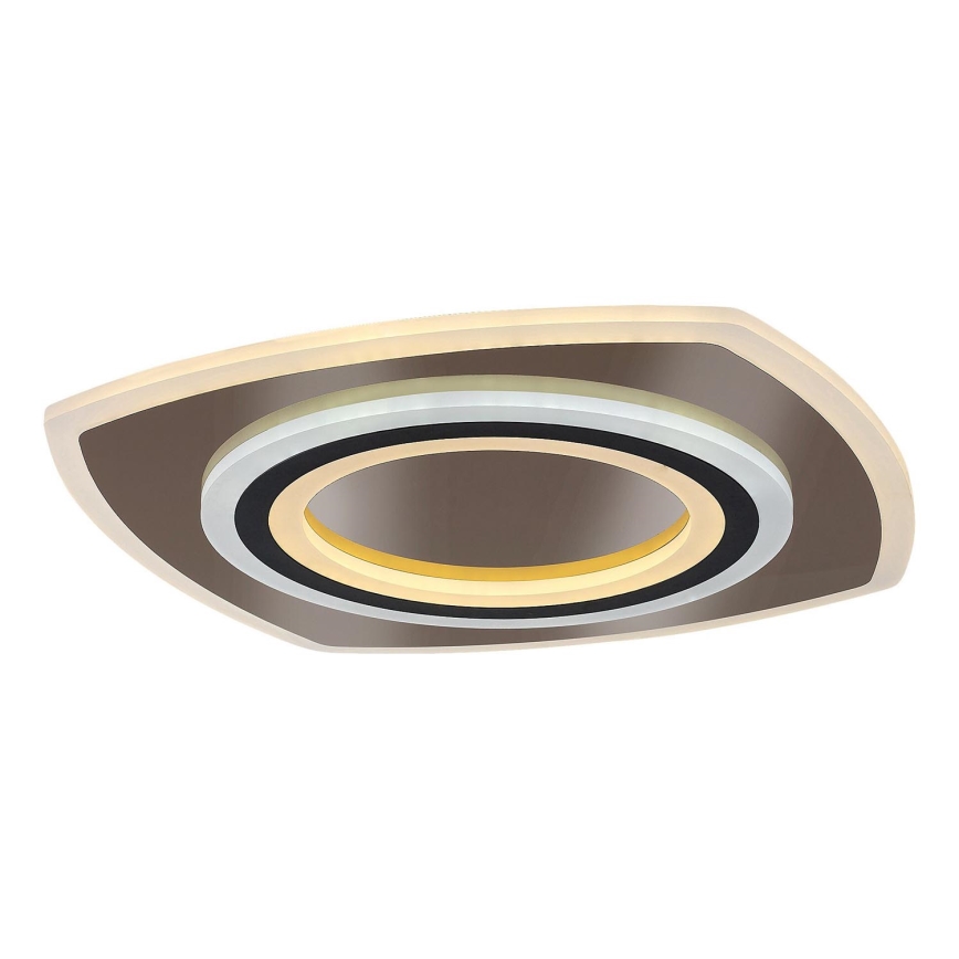 Rabalux - Iluminação de teto LED com regulação LED/60W/230V 3000/4000/6000K cromado mate/preto + comando