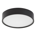 Rabalux - Iluminação de teto LED com uma sensor LED/19W/230V IP44 4000K diâmetro 28,5 cm preto