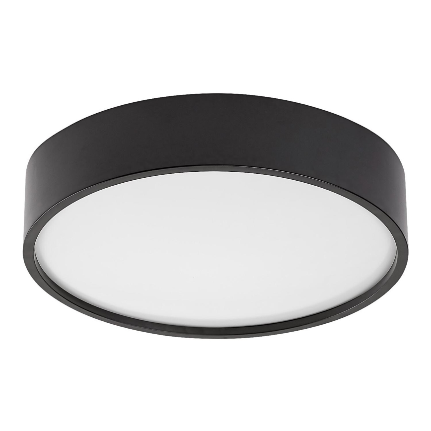 Rabalux - Iluminação de teto LED com uma sensor LED/19W/230V IP44 4000K diâmetro 28,5 cm preto