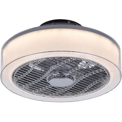 Rabalux - Iluminação de teto LED com ventoinha LED/30W/230V + CR 3000-6000K