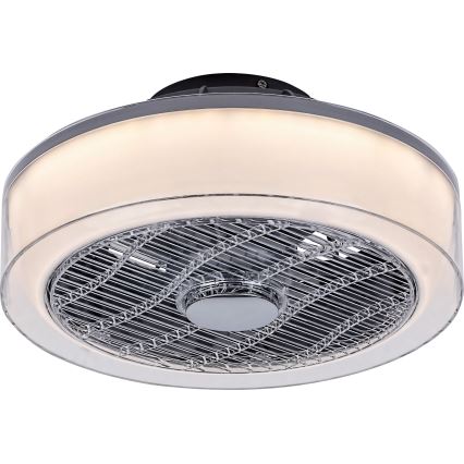 Rabalux - Iluminação de teto LED com ventoinha LED/30W/230V + CR 3000-6000K