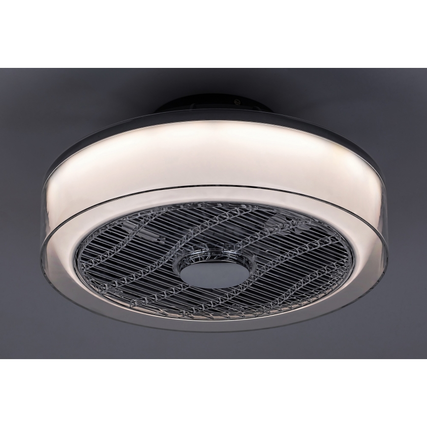 Rabalux - Iluminação de teto LED com ventoinha LED/30W/230V + CR 3000-6000K