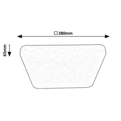 Rabalux - Iluminação de teto LED LED/12W/230V