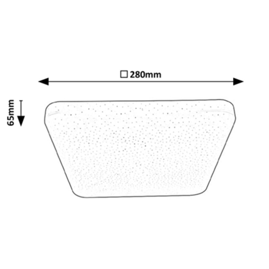 Rabalux - Iluminação de teto LED LED/12W/230V