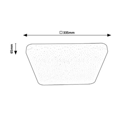 Rabalux - Iluminação de teto LED LED/18W/230V