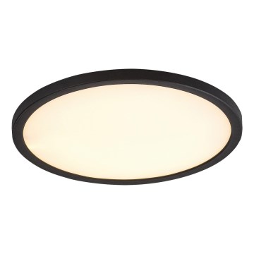 Rabalux - Iluminação de teto LED LED/24W/230V 3000/4000/6000K diâmetro 29 cm preto