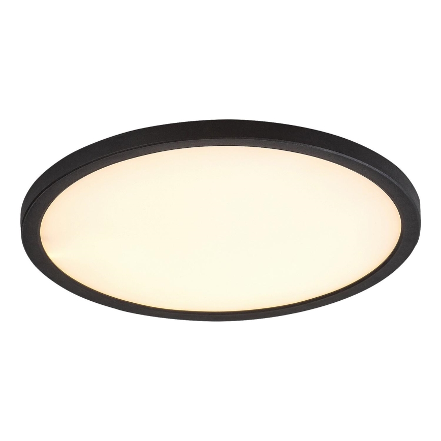 Rabalux - Iluminação de teto LED LED/24W/230V 3000/4000/6000K diâmetro 29 cm preto