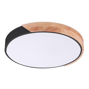 Rabalux - Iluminação de teto LED LED/24W/230V preto/carvalho