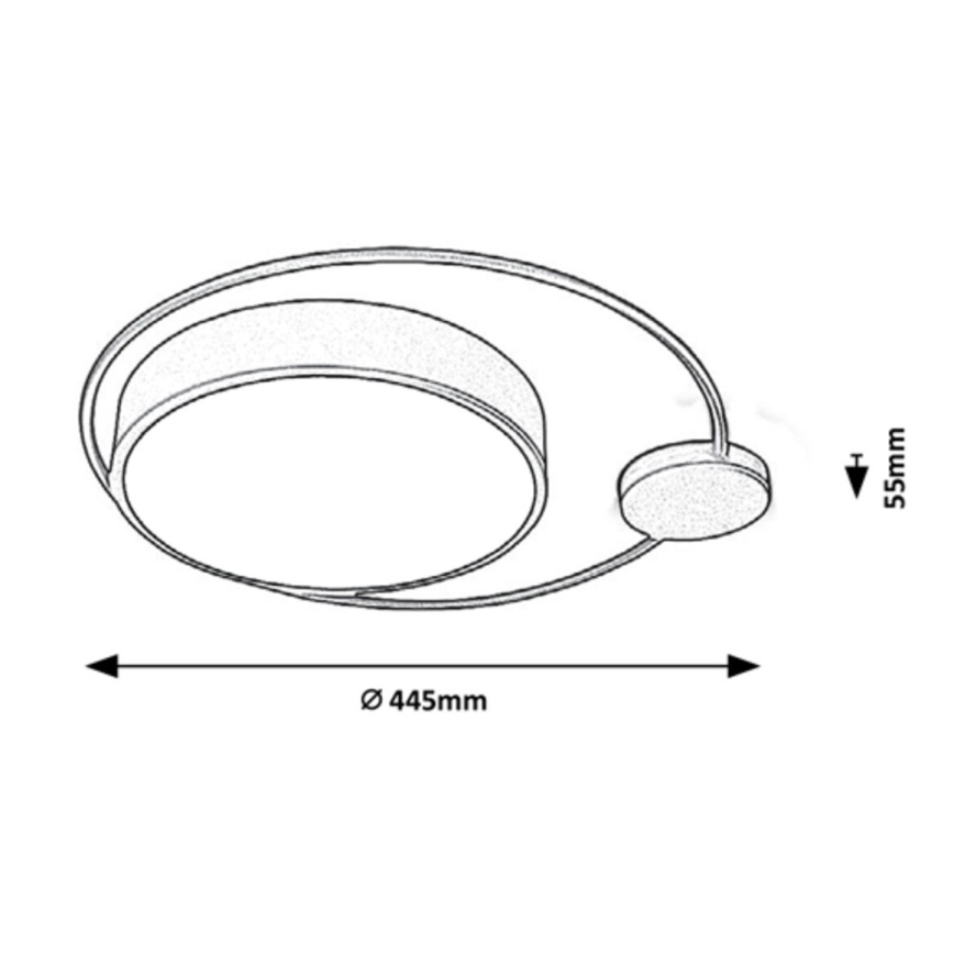 Rabalux - Iluminação de teto LED LED/28W/230V